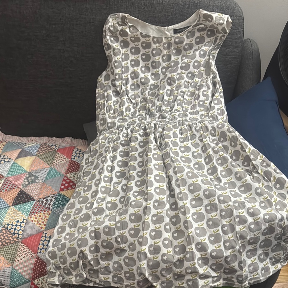 Chic Apple Patterned Dress